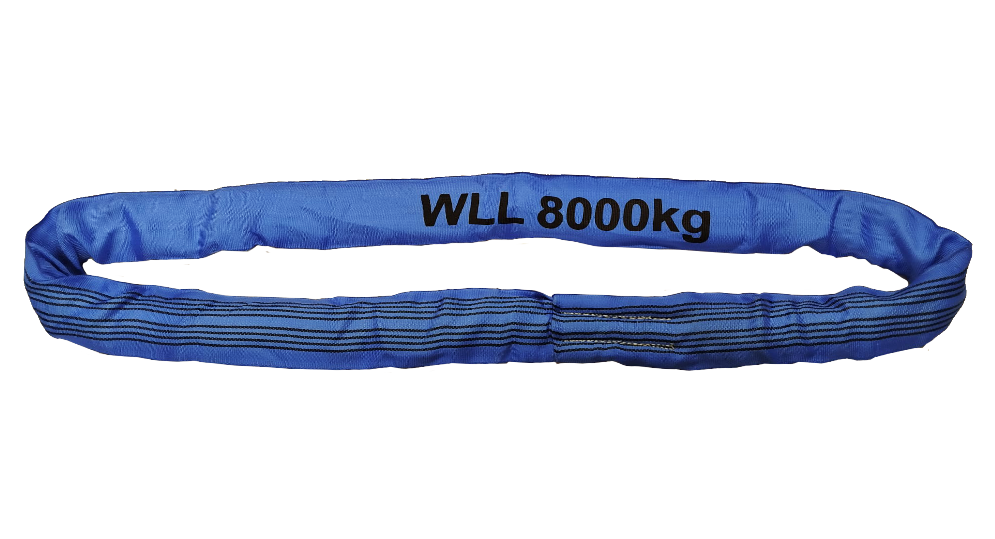 Schlupf Rundschlinge Hebeband mit Doppelmantel 8000kg 8t blau